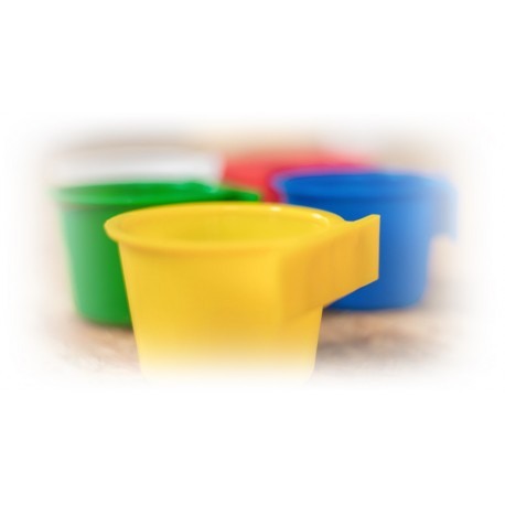 Hrănitor și adăpător tip pahar pentru cuști de expoziție diverse culori [4]