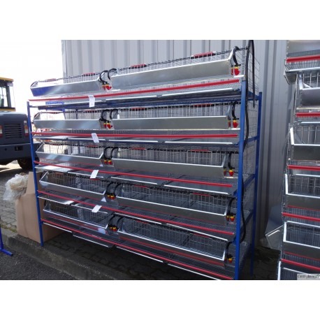 Modul 5 nivele de custi prepelite / 200 cm [2]