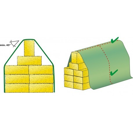 Prelata textila pentru acoperit baloti de fan si paie [10]