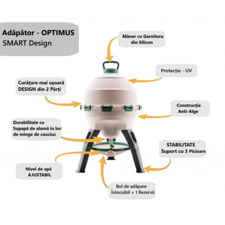 Adăpătoare Păsări cu picioare, 25 litri - OPTIMUS [3]