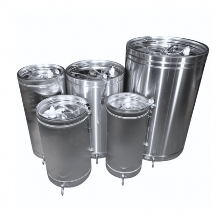 Butoi din inox cu capac flotant si robinet, 180 litri [7]