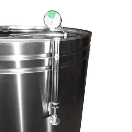 Butoi din inox cu capac flotant si robinet, 300 litri [5]