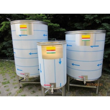 Butoaie de inox vinificatie - Butoi inox pentru vin, 200 litri