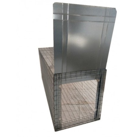 Capcană metalică pentru câini, 140x50x60 cm [1]