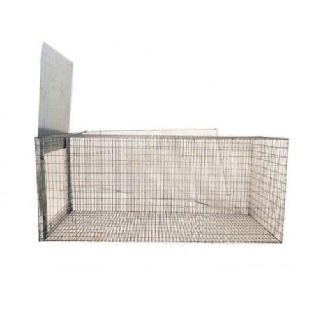 Capcană metalică pentru câini, 140x50x60 cm [2]