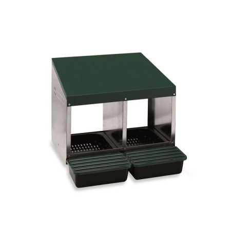 Cuibare de ouat - Cuibar cu doua locuri din metal, pentru pasari