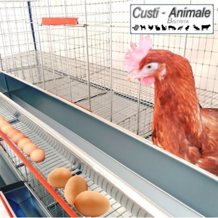 CUSTI GAINI OUATOARE - Cusca 30 gaini ouatoare pe trei nivele, 100x75x200cm