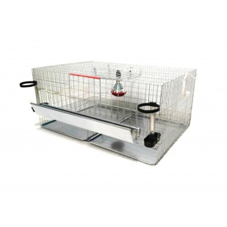 Cusca crestere pui cu incalzire, 1 bec, 100x65x45 cm [1]