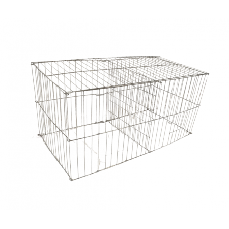 CUSTI DE EXPOZITIE - Cusca expunere porumbei 40x40x80 cm, Pliabila 120, 2 Boxe