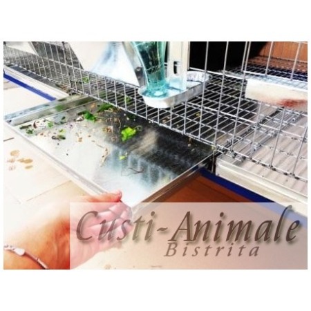 Cusca iepuri tineret, 160x60x45 cm cu doua compartimente [4]