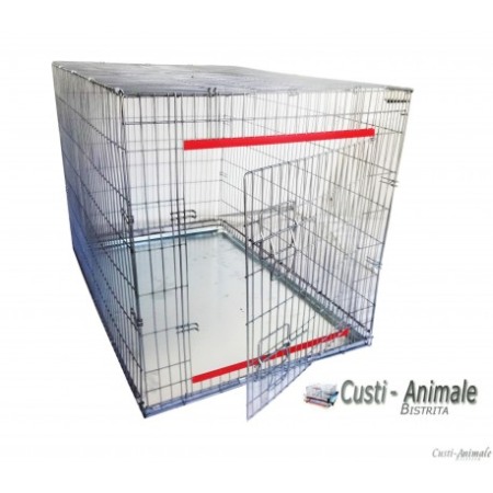 Cusca pliabila transport cu tava,105x70x75 cm [3]