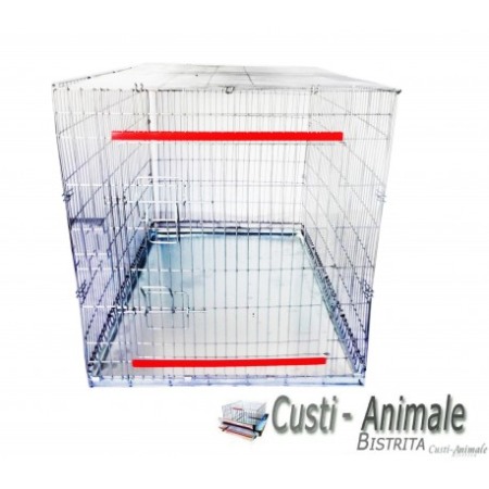 Cusca pliabila transport cu tava,105x70x75 cm [2]