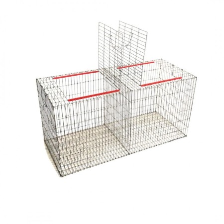 Custi transport pasari - Cușcă transport păsări, 120x50x60cm, 2 locuri
