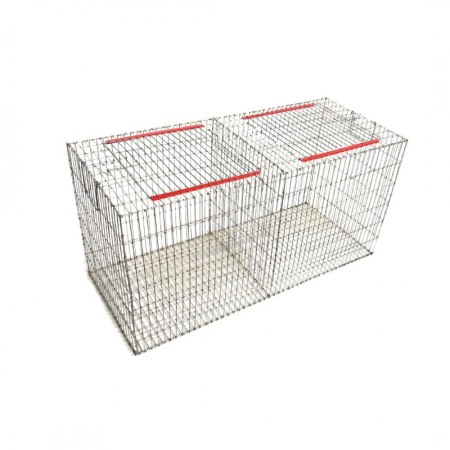 Cușcă transport păsări, 120x50x60cm, 2 locuri [2]