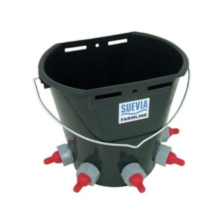 Sisteme de hranire si adapare - Galeata cu 5 tetine pentru alapat miei