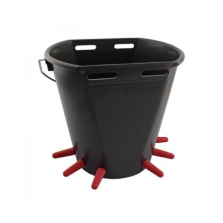 Sisteme de hranire si adapare - Galeata cu 6 tetine pentru alaptat miei si iezi