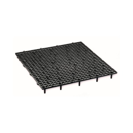 Grătar pentru podea, 50 x 50 x 8 cm gri [1]