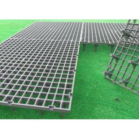 Grătar pentru podea, 50 x 50 x 6 cm gri [7]