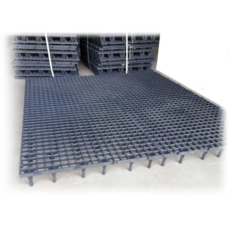 Grătar pentru podea, 50 x 50 x 8 cm gri [2]