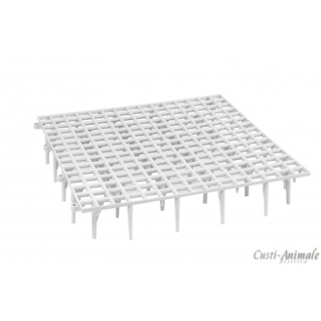 PASARI - Grătar plastic pentru podea, 50 x 50 x 9 cm