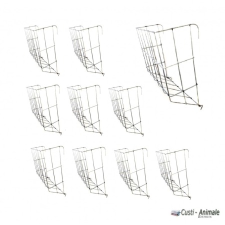 IEPURI - Hranitoare iepuri pentru fan si lucerna, Set 10 bucati