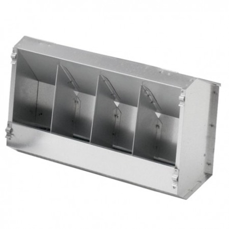 IEPURI - Hrănitoare pentru iepuri cu 4 compartimente, economică