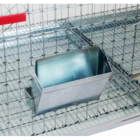 IEPURI - Hrănitoare pentru iepuri,  metalic, cu rezervor clasic