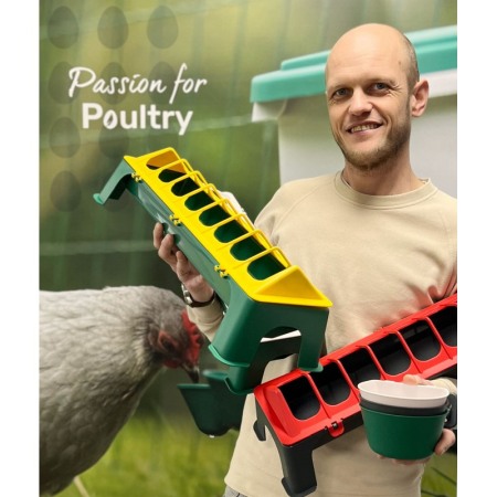 Hranitoare pentru pasari adulte, 50 cm, Rosu-antractit, Olba [2]