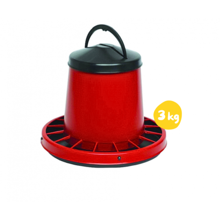 Hranitoare, Furajatoare - Hrănitoare pentru păsări, cu buncăr, 3 kg, Winni