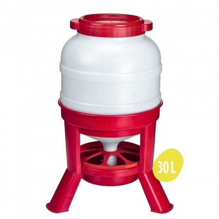 Hranitoare, Furajatoare - Hranitoare pentru pasari cu Buncar 30 litri cu picioare