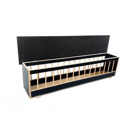 PORUMBEI - Hranitoare Porumbei din lemn cu capac, 100 cm