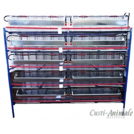 Custi Prepelite Ouatoare - Modul 5 nivele de custi prepelite / 200 cm