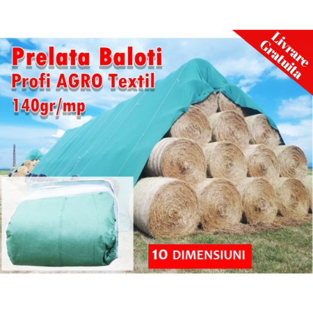 Articole Zootehnie - Prelata textila pentru acoperit baloti de fan si paie