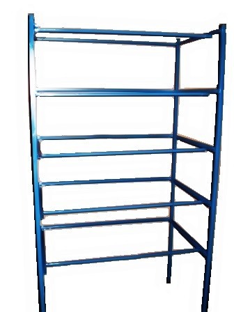 PREPELITE - Rastel-Raft Metalic cu 5 etaje, pentru custi de prepelite