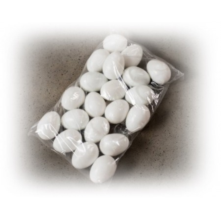 PORUMBEI - Set ouă de porumbei din plastic, 20 bucăți