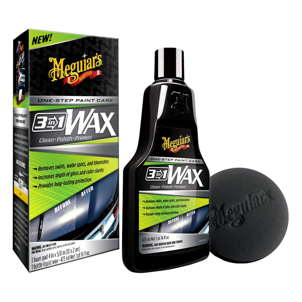 Kit Ceară 3 în 1 Meguiar’s – Protecție, Luciu și Curățare [1]