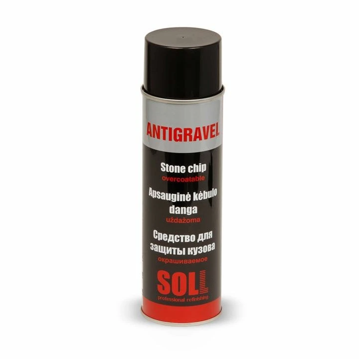 Spray SOLL Teroson SU B500 500ml – Textură Protecție Caroserie Negru / Gri [1]