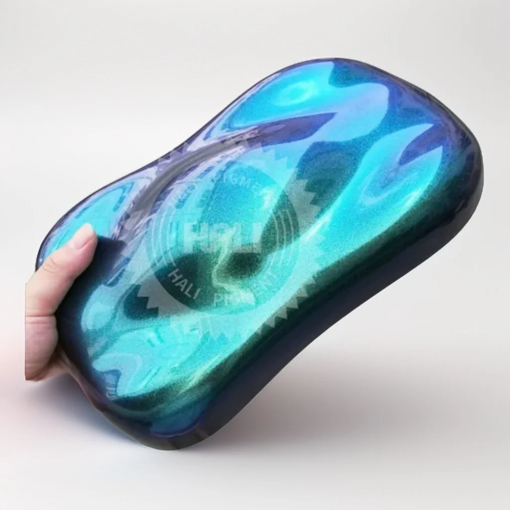 Vopsea Cameleon Galben Verde Albastru – Efect Multicolor [1]