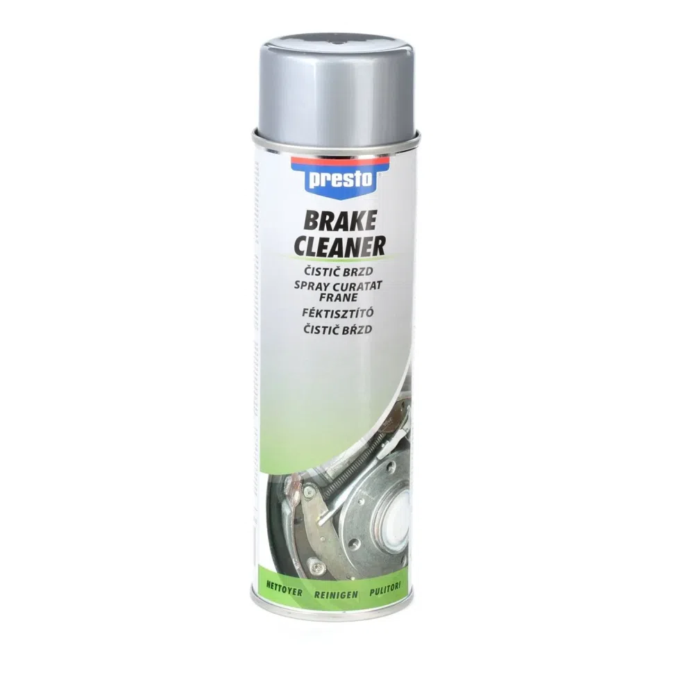 Pregătire & Consumabile - Spray Curățare Frâne 500ml PRESTO BRAKE CLEANER – Degresant profesional, uscare rapidă