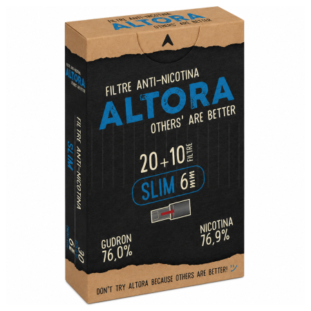 FILTRE - FILTRE ANTINICOTINA ALTORA - 6mm 27mm (30) - Imagine produs
