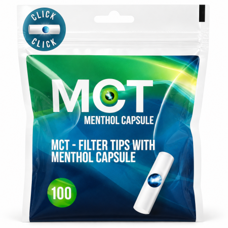 FILTRE - FILTRE MCT SLIM CLICK MENTHOL -  6mm 17mm (100)