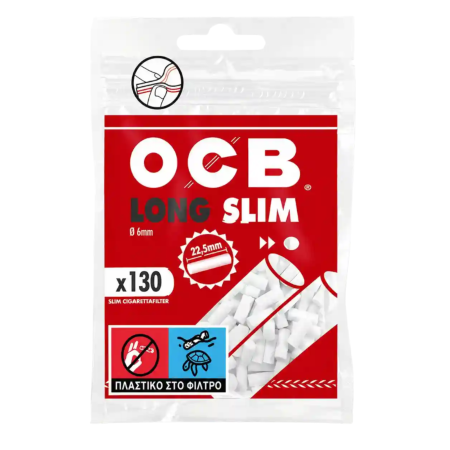 SLIM – 6 mm - FILTRE OCB LONG SLIM - 6mm 22.5mm (130)