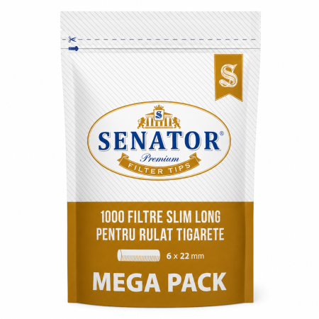SLIM – 6 mm - FILTRE SENATOR SLIM LONG - 6mm 22mm (1000)