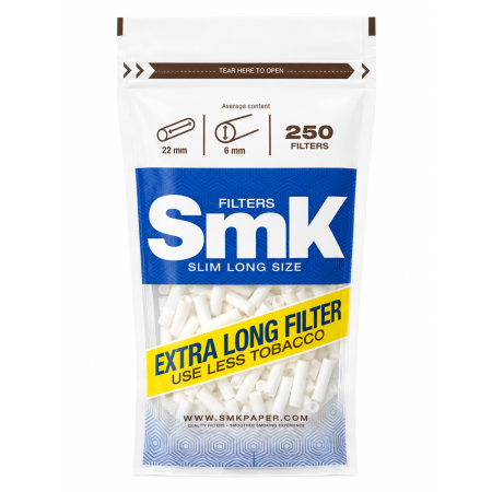SLIM – 6 mm - FILTRE SMK SLIM LONG - 6mm 22mm (250)