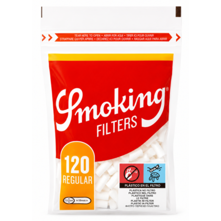FILTRE - FILTRE SMOKING REGULAR - 7.5mm 15mm (120)