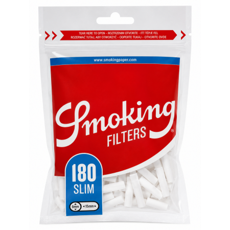 SLIM – 6 mm - FILTRE SMOKING SLIM - 6mm 15mm (180)
