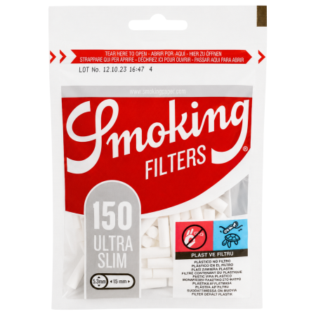ULTRA SLIM – 5,7 mm - FILTRE SMOKING ULTRA SLIM - 5.3mm 15mm (150)