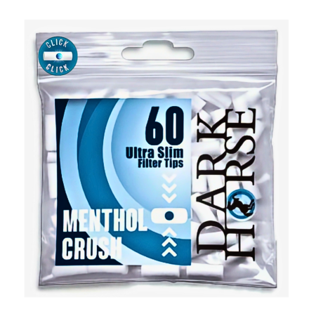 FILTRE - FILTRE DARK HORSE SLIM MENTHOL CRUSH - 6mm 15mm (60) - Imagine produs