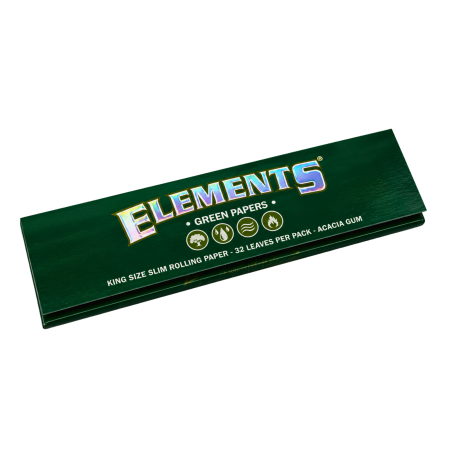 FOIŢE - Foite Rulat Tutun Elements Green King Size Slim