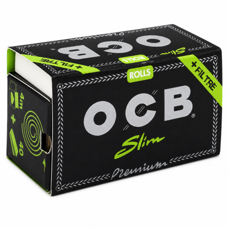 LA ROLA - Foițe OCB Premium Slim Rolă 4 m + 40 Filtre